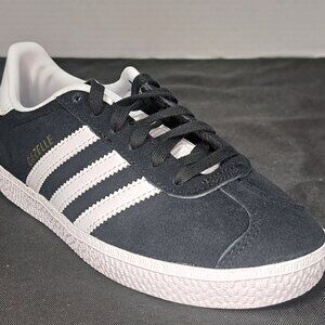 Adidas Gazelle C Black/White/Gold BB2507 Kids Size 1y